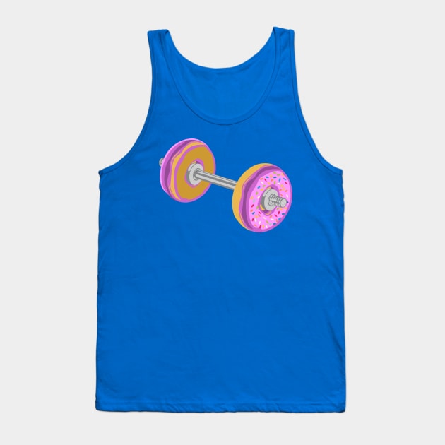 Donut Weights Tank Top by drewbacca